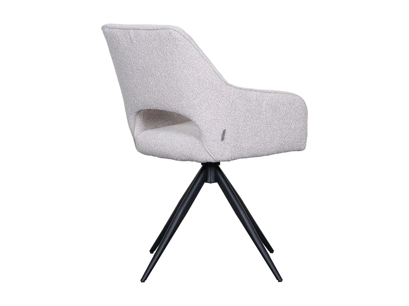 Chaise de salle à manger Finley - Naturel - Boucle - lot de 2