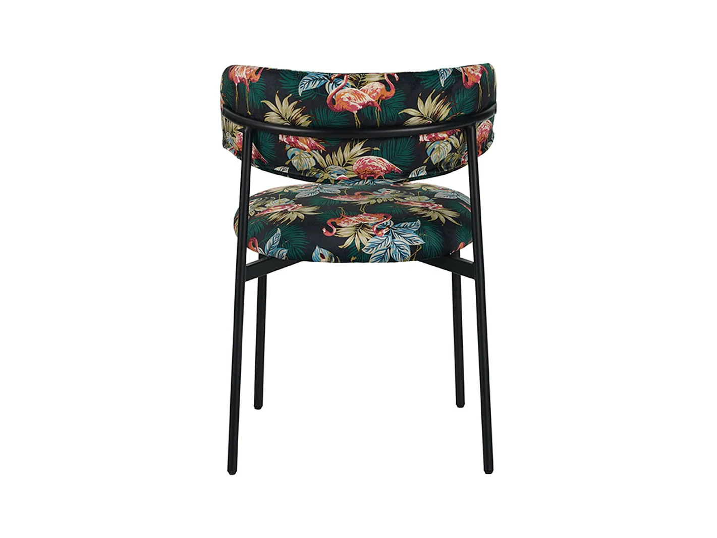 Chaise de salle à manger Ferry - Multicolore - Velours - lot de 2