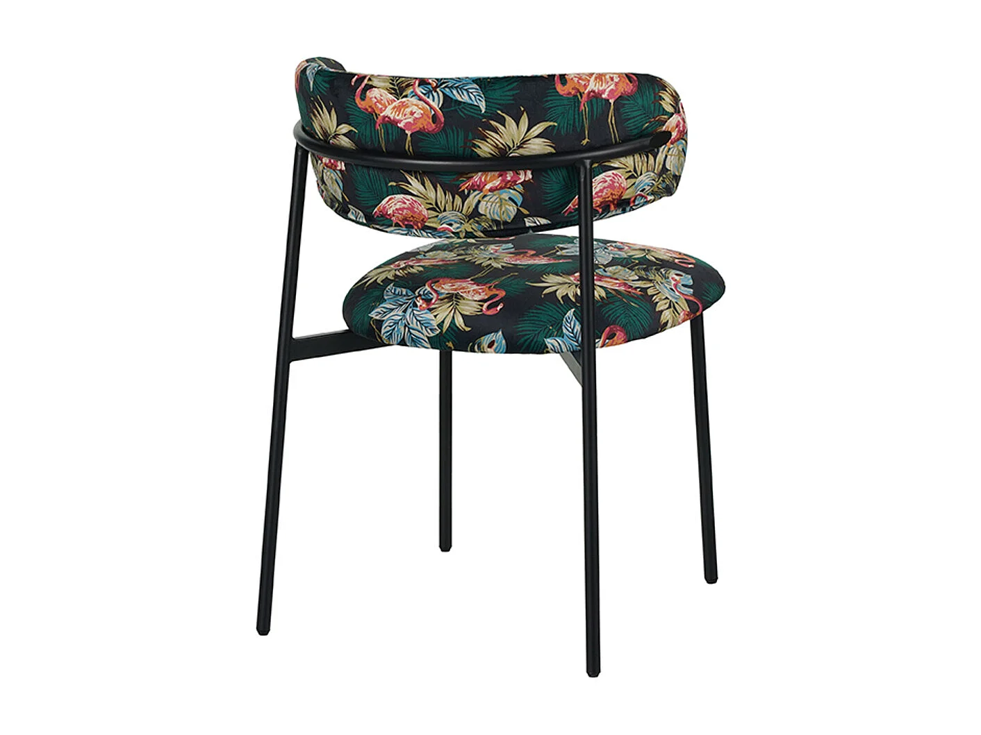 Chaise de salle à manger Ferry - Multicolore - Velours - lot de 2