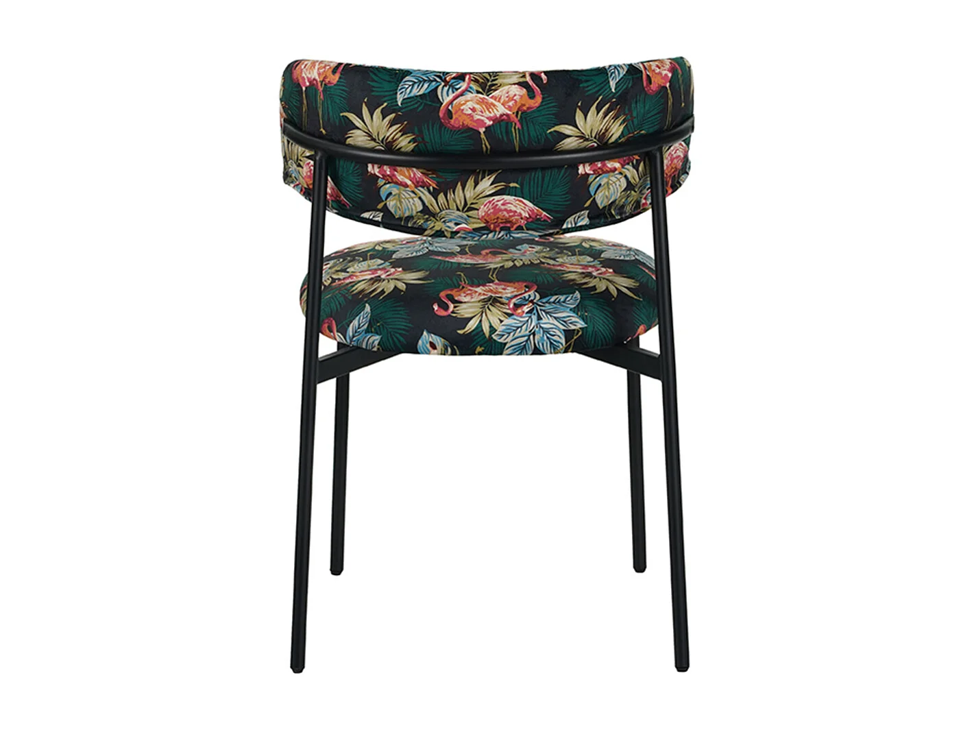 Chaise de salle à manger Ferry - Multicolore - Velours - lot de 2