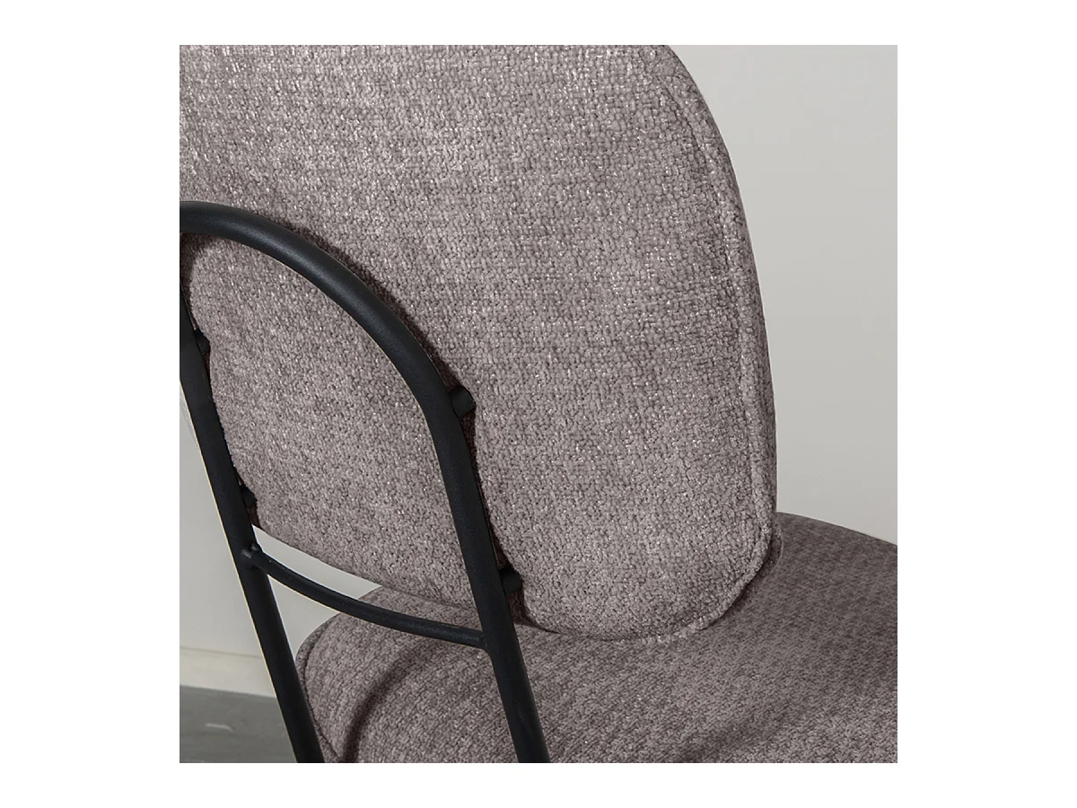 Chaise de salle à manger Liva - Pierre - Elite - lot de 2