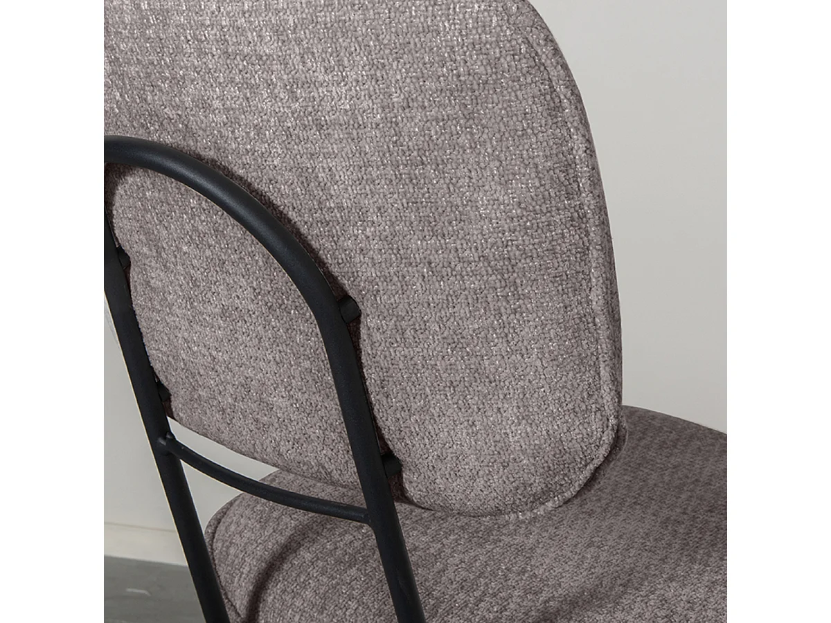 Chaise de salle à manger Liva - Pierre - Elite - lot de 2