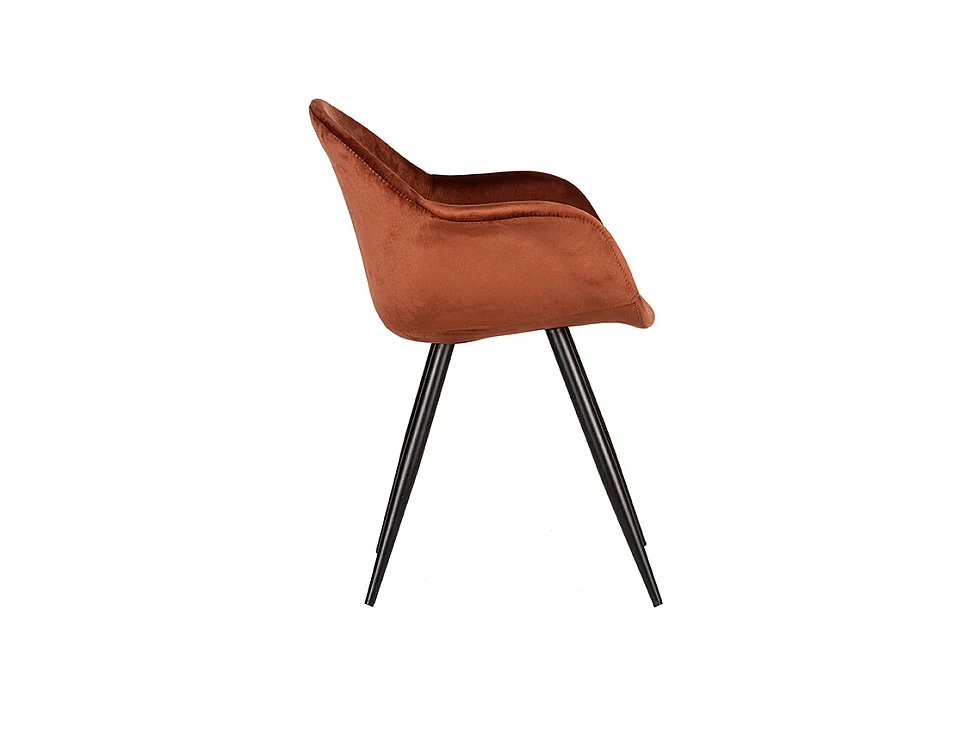 Eetkamerstoel Forli - Rust - Fluweel - set van 2