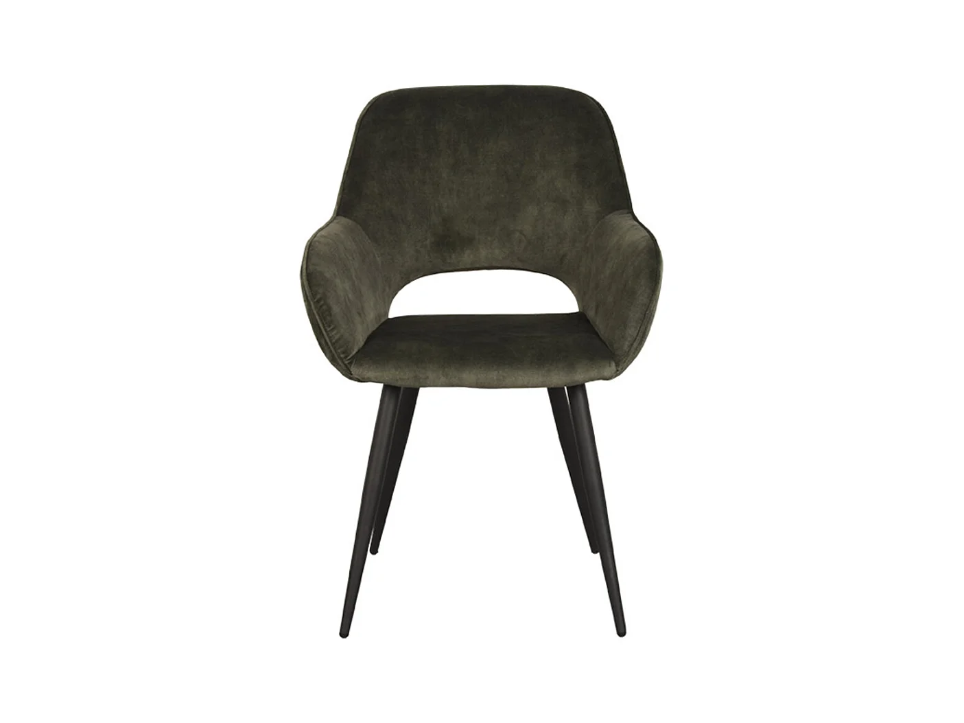 Chaise de salle à manger Fer - 58x57x87 cm - lot de 2