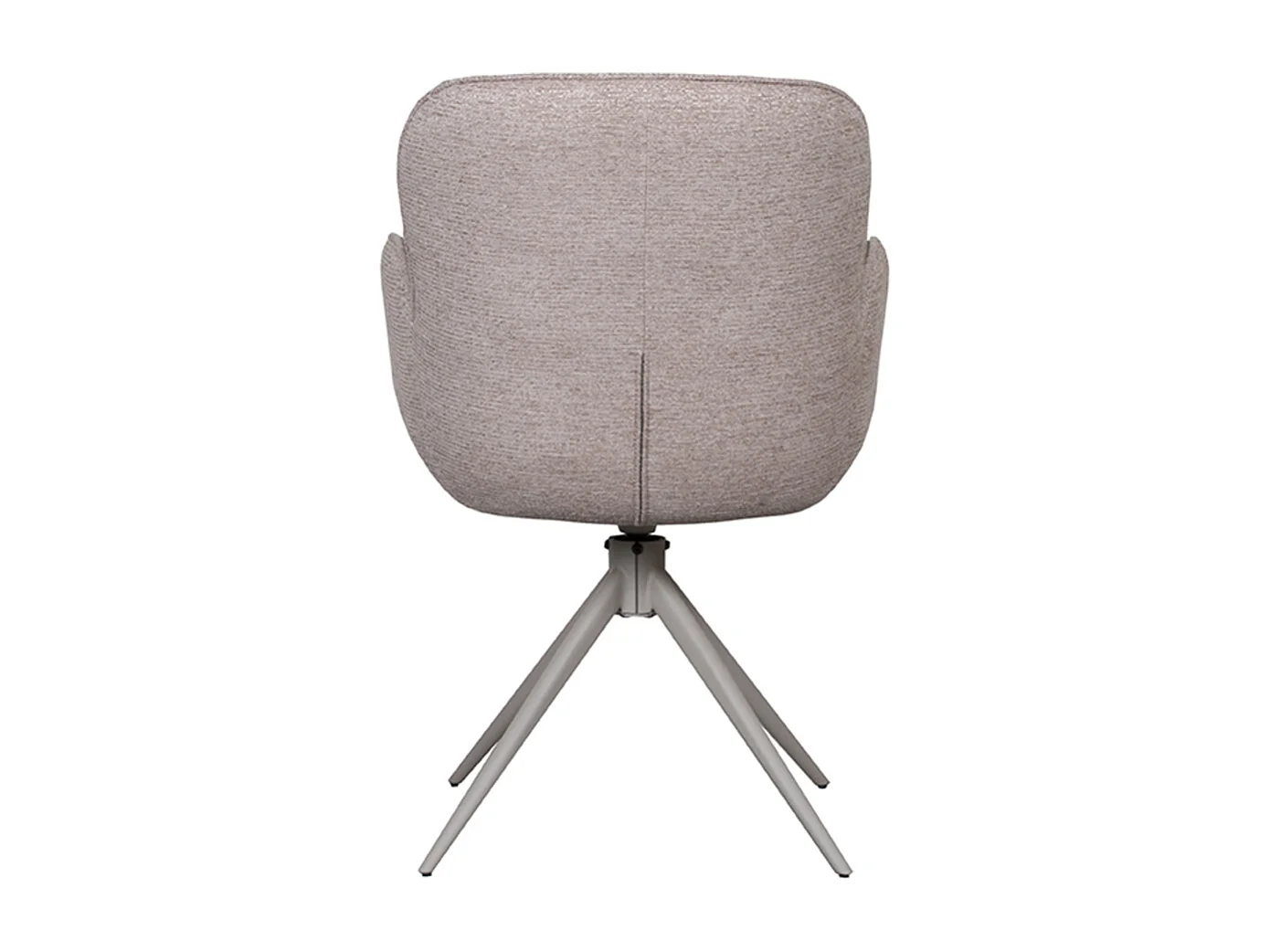 Chaise de salle à manger Lasse - Marron - Microfibre - Lot de 2