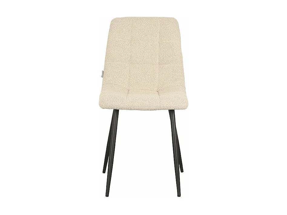 Eetkamerstoel Juul 54x45x89 cm - Zand - Stof - set van 2