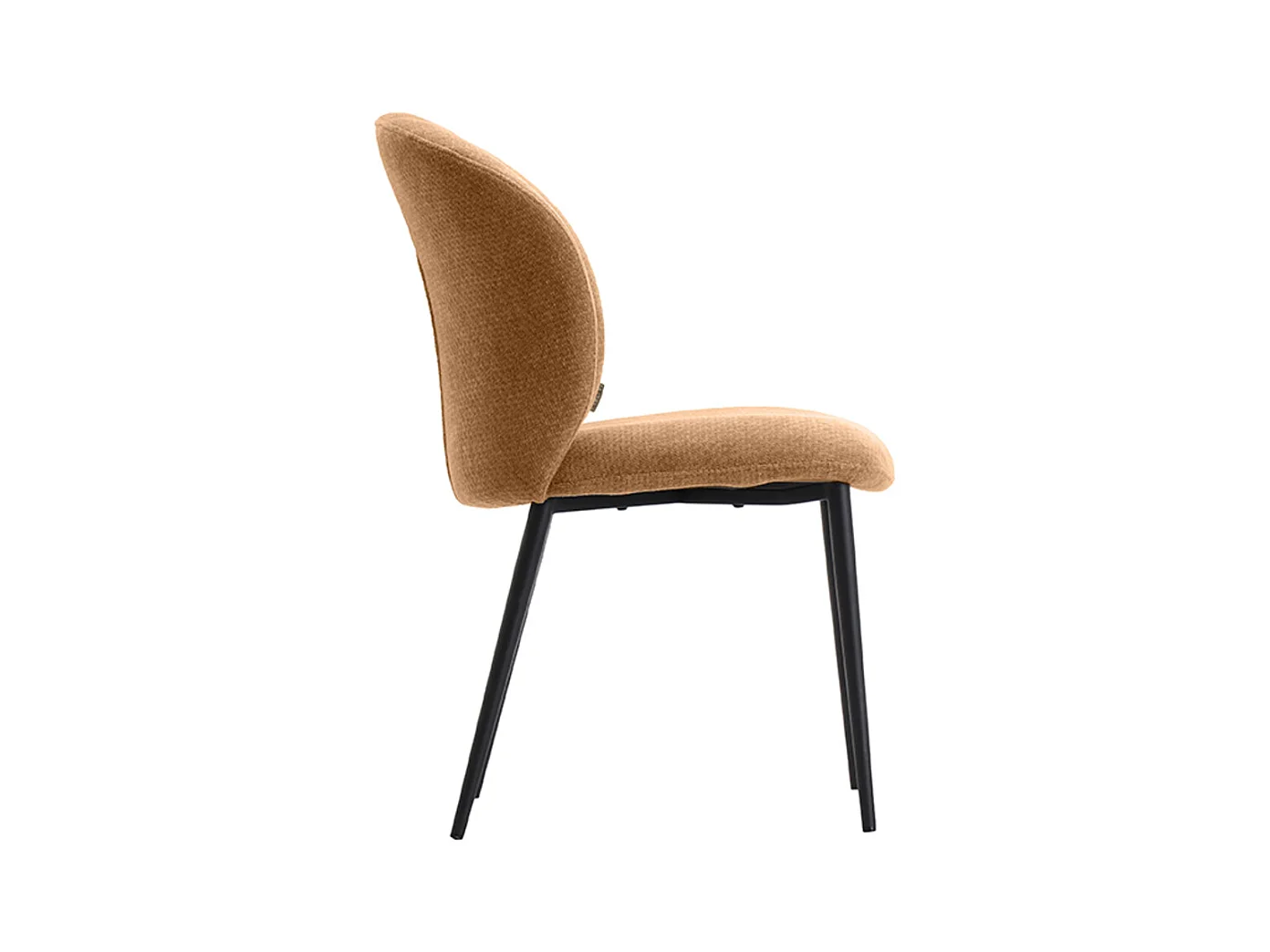 Chaise de salle à manger Vino - Cognac - Elite - lot de 2