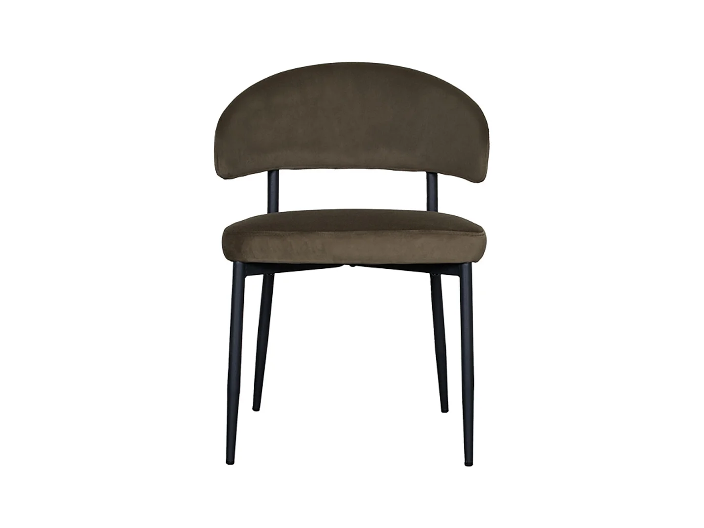 Chaise de salle à manger Bliss - Hunter - Velours - lot de 2