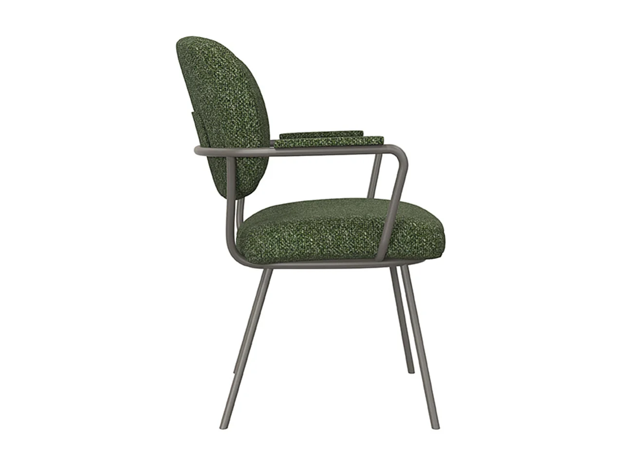 Chaise de salle à manger Lausanne - Forest - Boucle - lot de 2