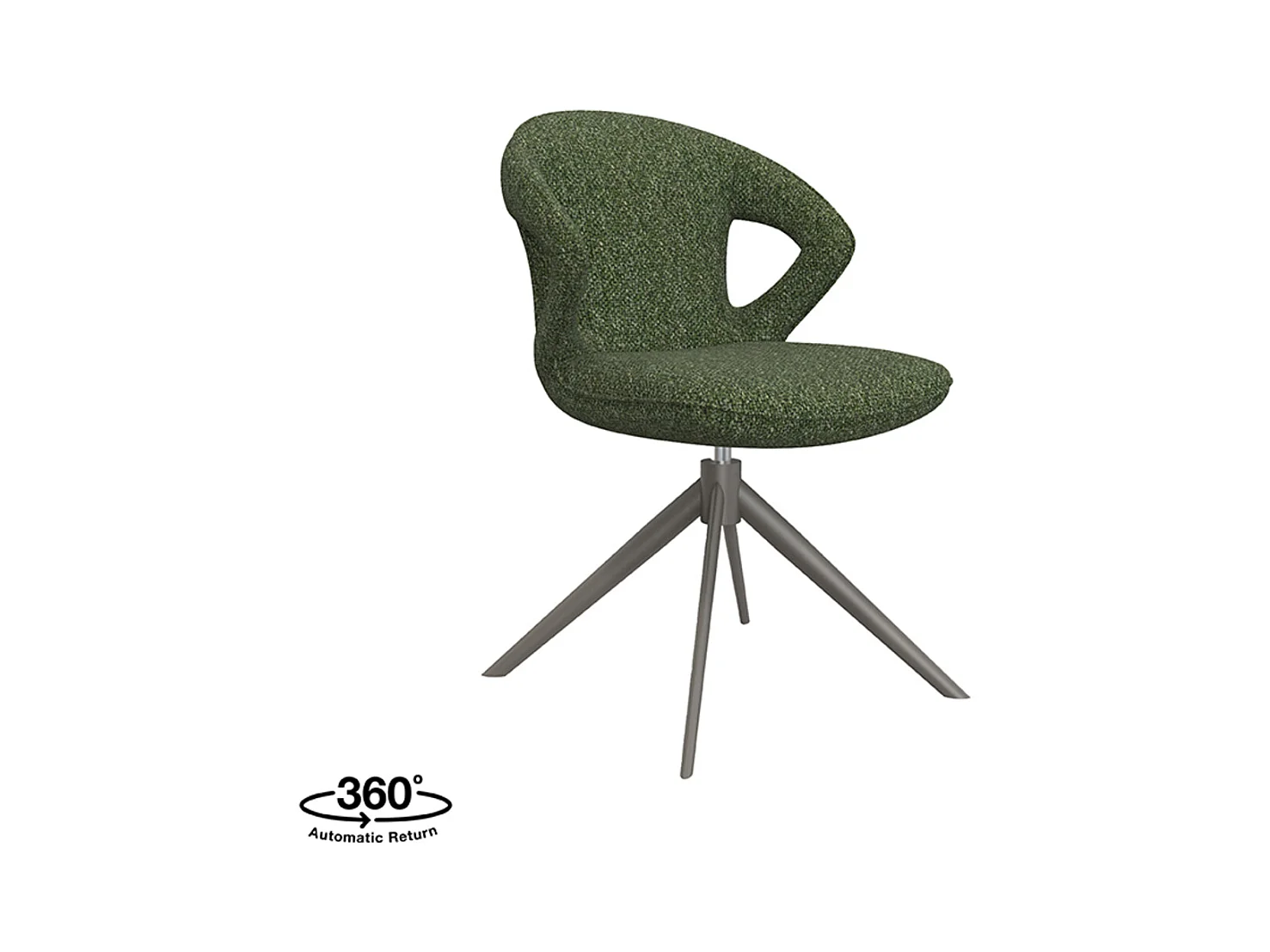 Chaise de salle à manger Zurich - Forest - Boucle - lot de 2