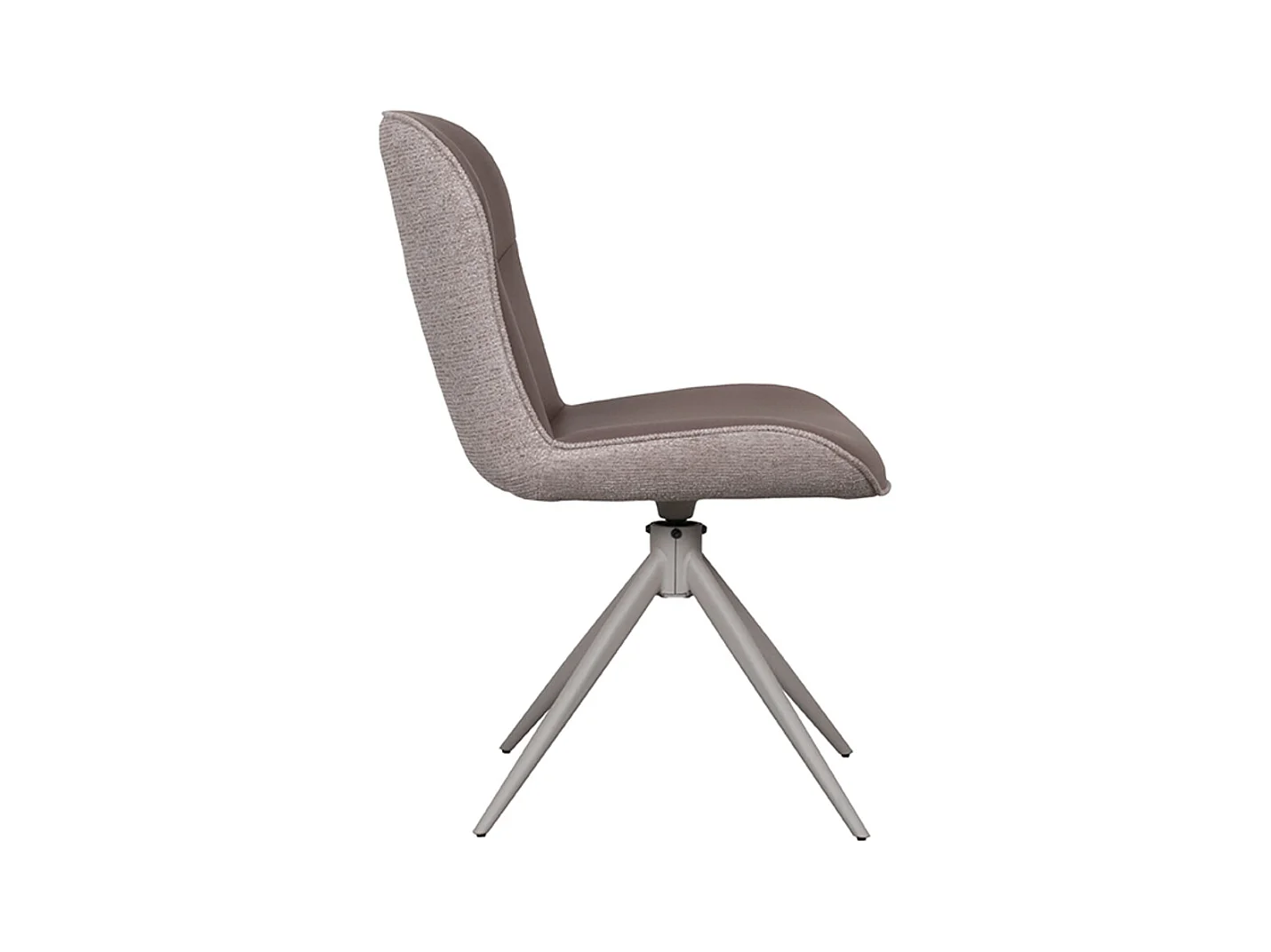 Chaise de salle à manger Thorben - Marron - Microfibre - Lot de 2