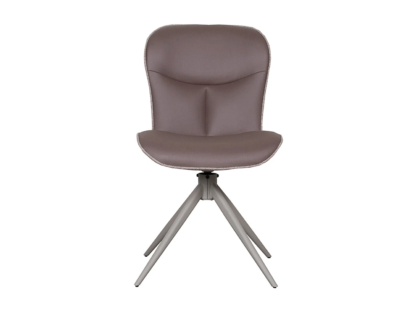 Chaise de salle à manger Thorben - Marron - Microfibre - Lot de 2