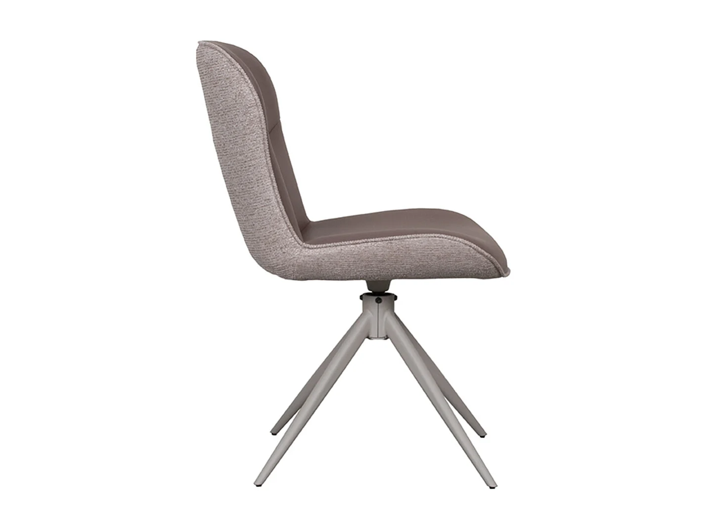 Chaise de salle à manger Thorben - Marron - Microfibre - Lot de 2