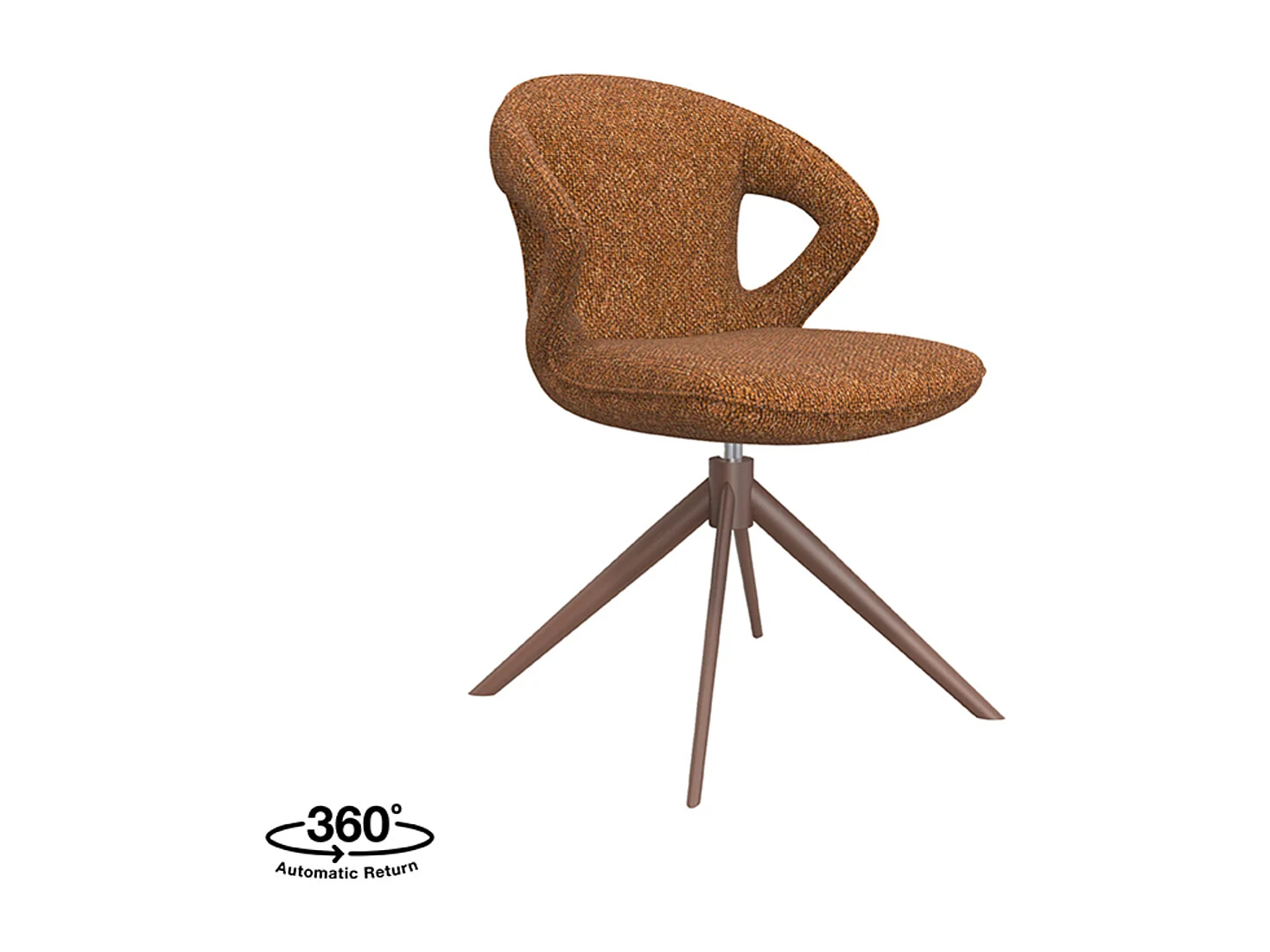 Eetkamerstoel Zurich - Coral - Boucle - set van 2