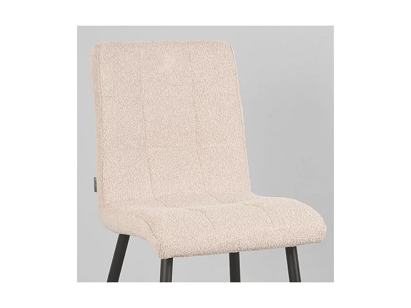 Esszimmerstuhl Sam 57x45x86 cm - Natur - Stoff - 2er-Set