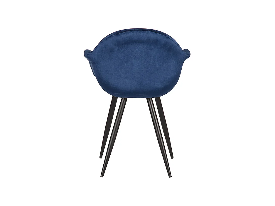 Eetkamerstoel Forli - Blauw - Fluweel - set van 2