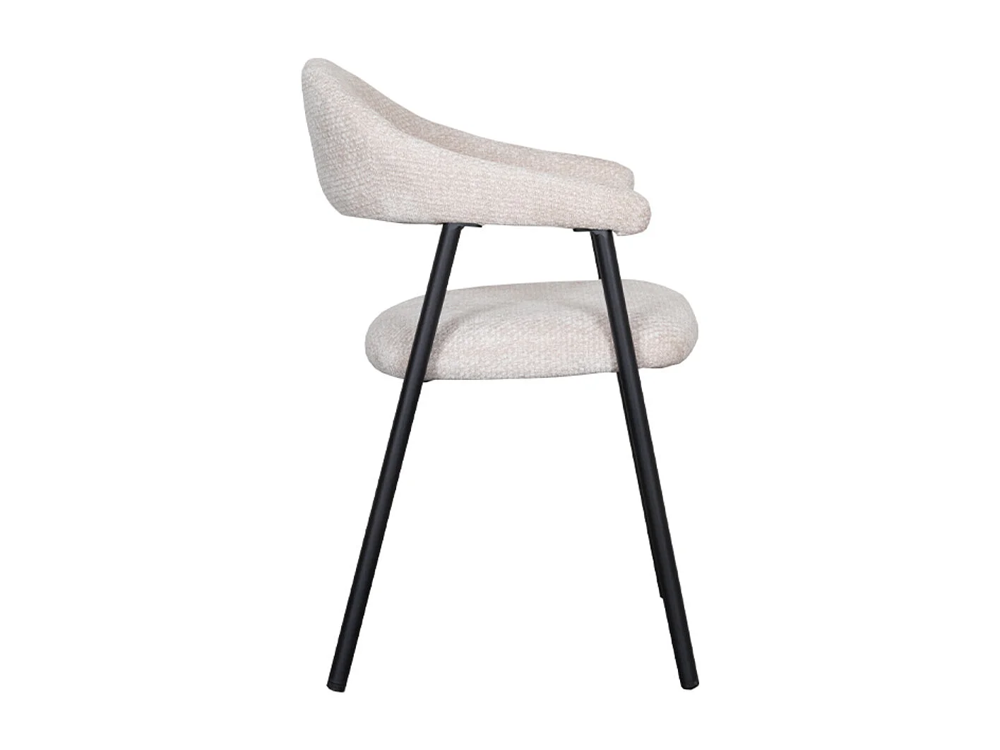 Chaise de salle à manger Amaze - Naturel - Elite - lot de 2