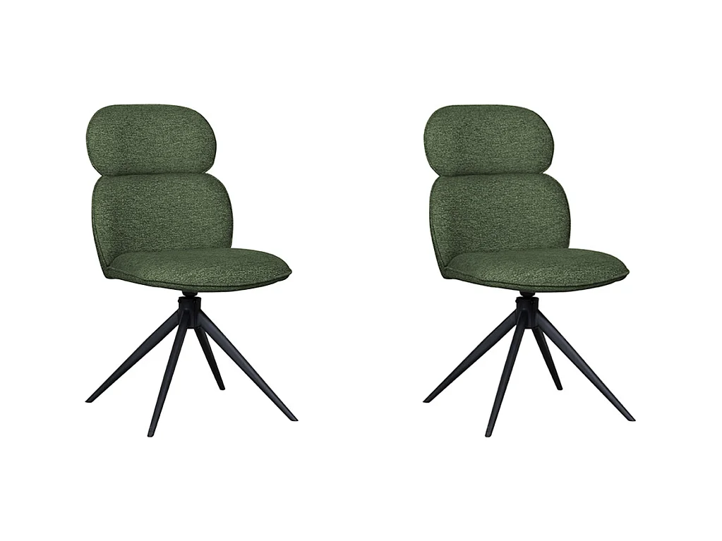 Chaise de salle à manger Finn - Forest - Boucle - lot de 2