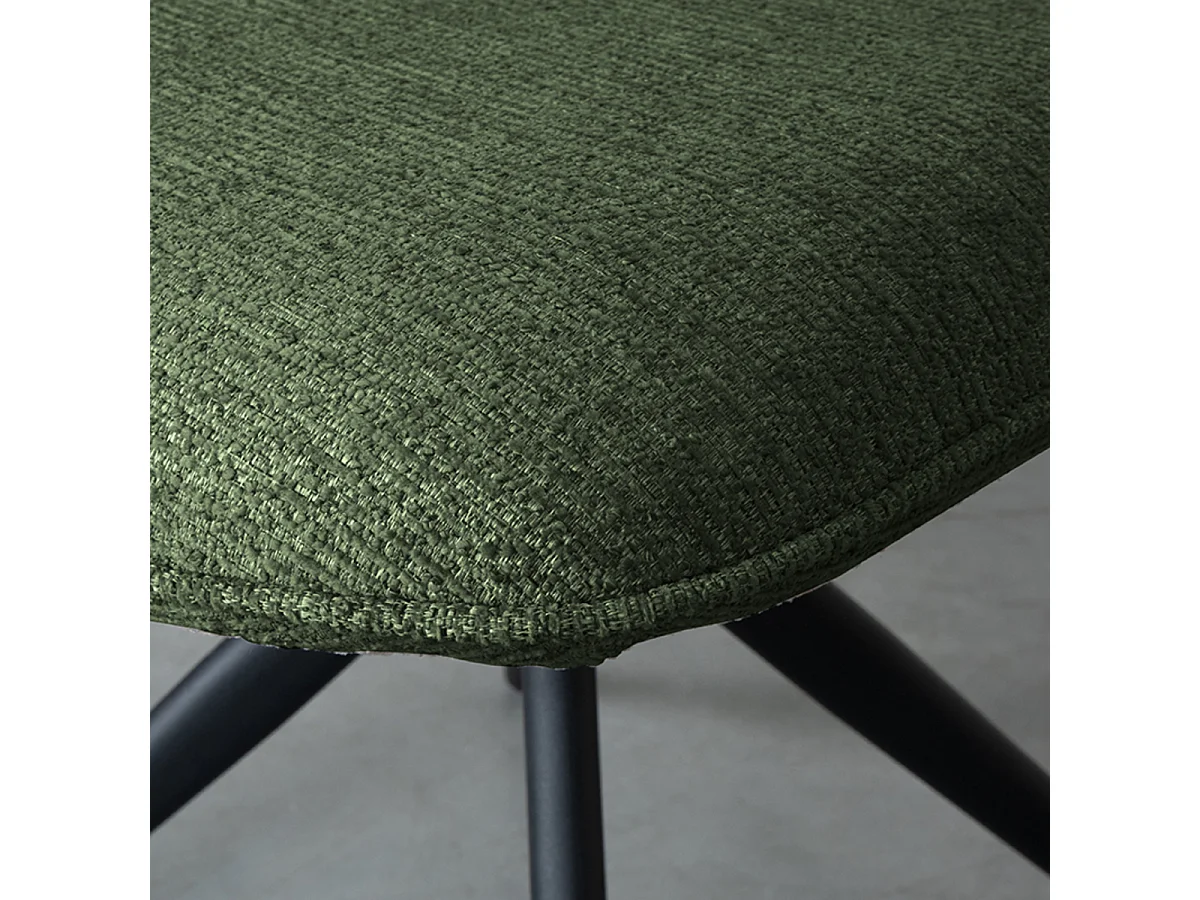 Chaise de salle à manger Finn - Forest - Boucle - lot de 2