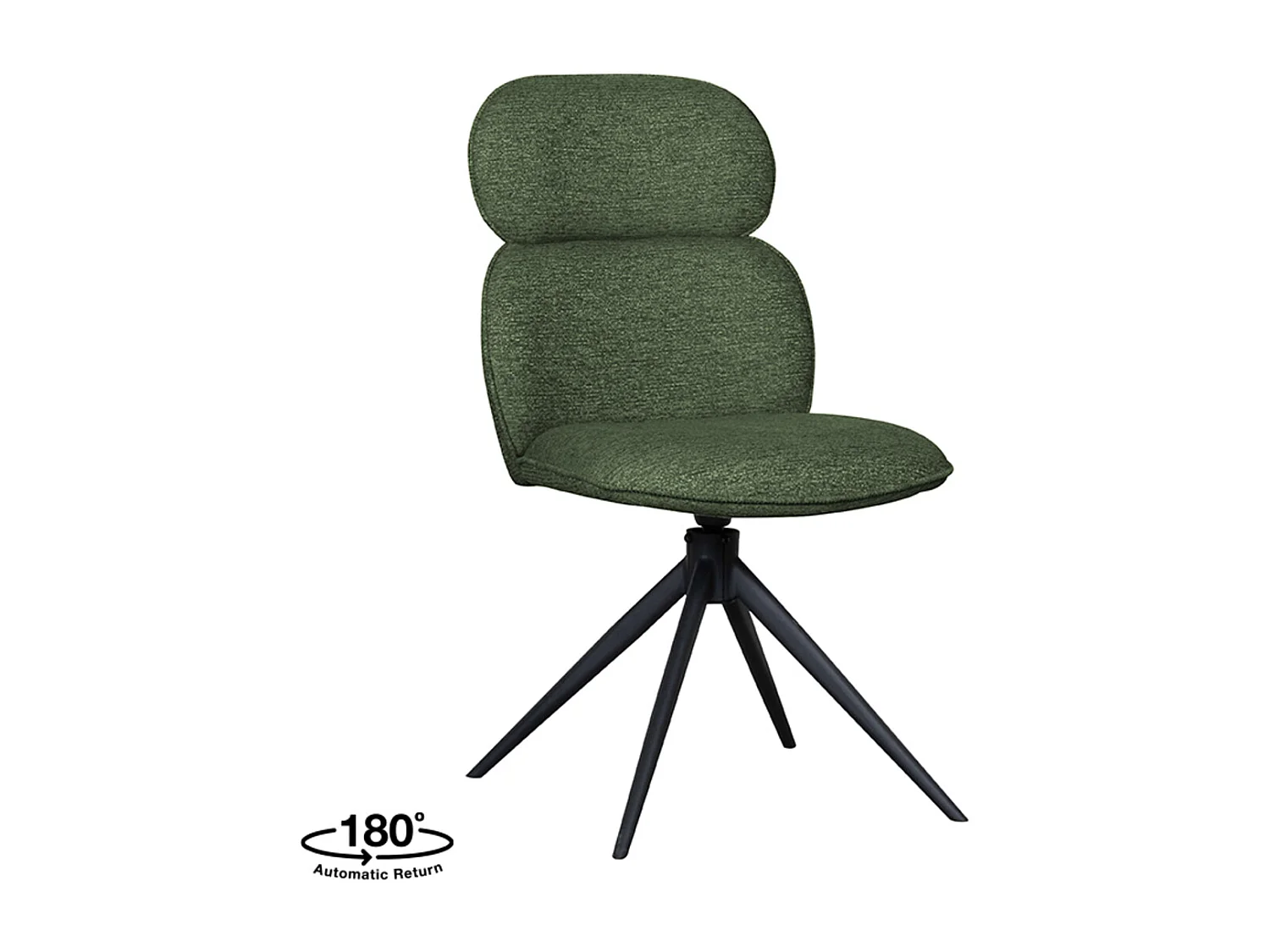 Chaise de salle à manger Finn - Forest - Boucle - lot de 2