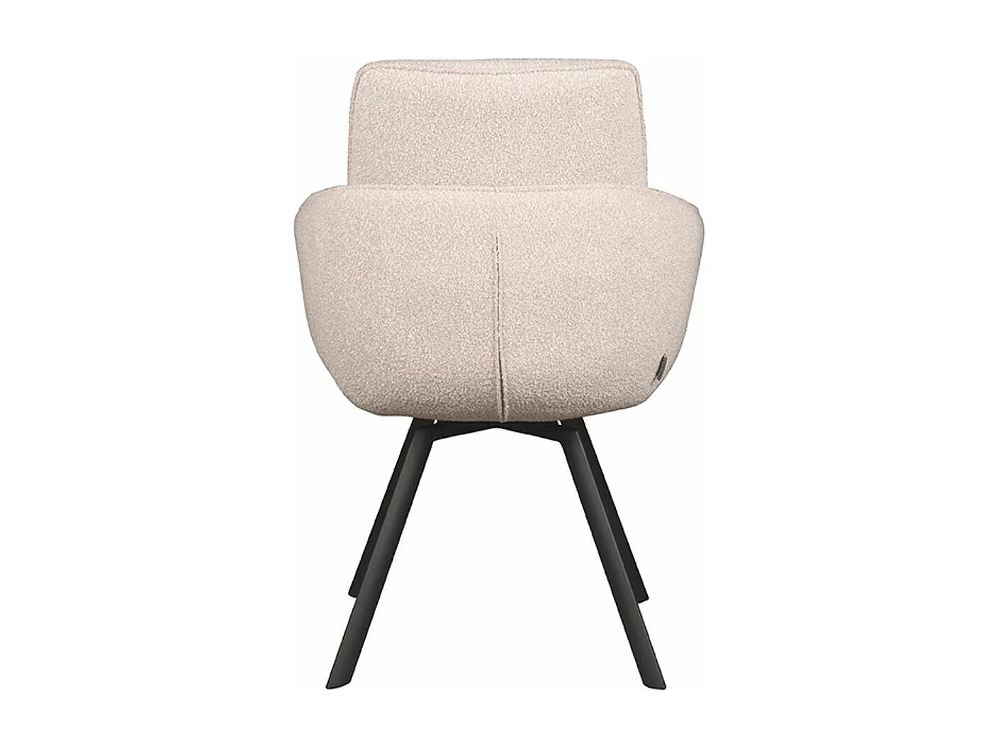 Eetkamerstoel Beauty - Naturel - Boucle - set van 2