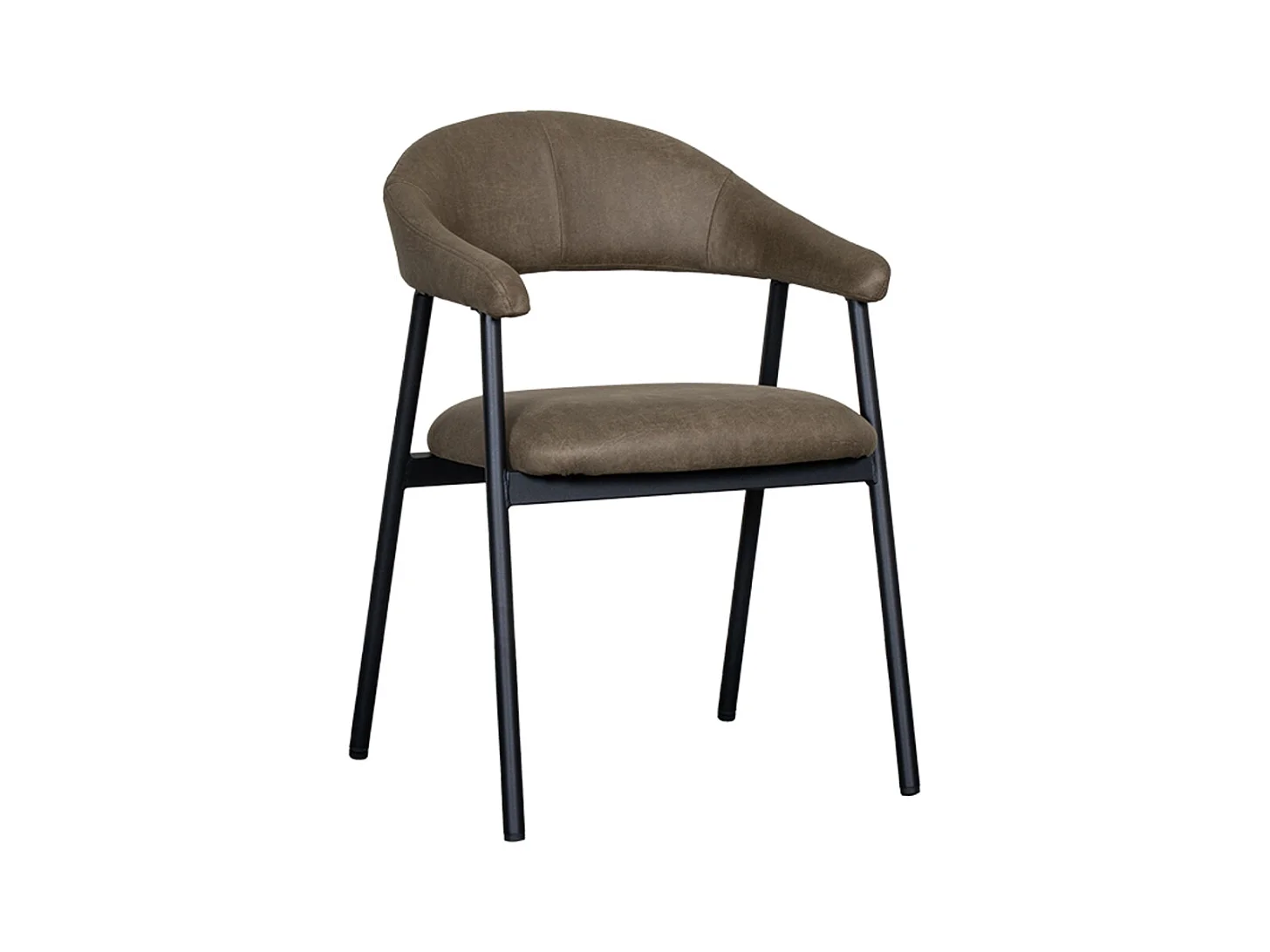 Chaise de salle à manger Amaze - Mousse - Micro Suede - lot de 2