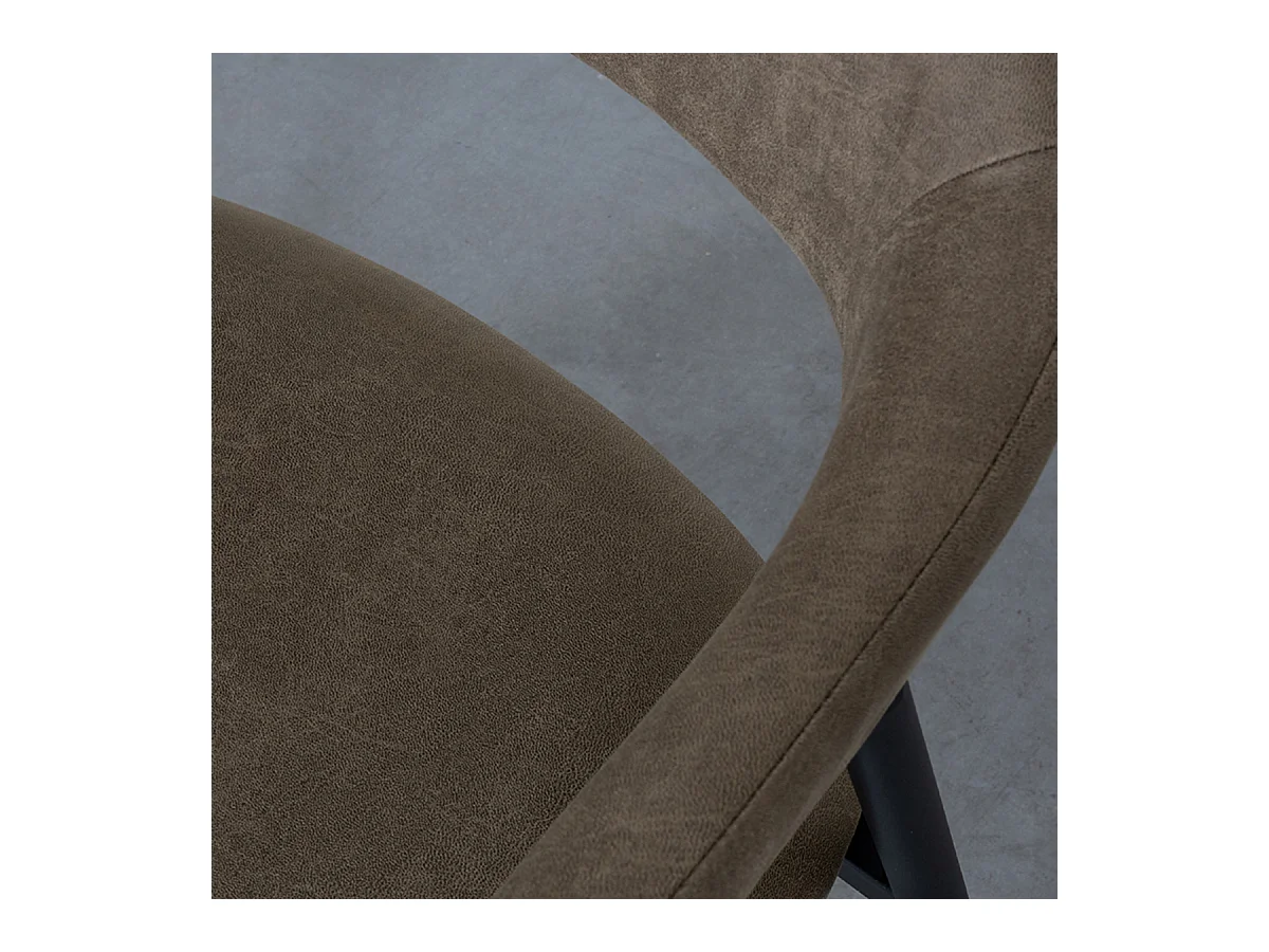 Chaise de salle à manger Amaze - Mousse - Micro Suede - lot de 2