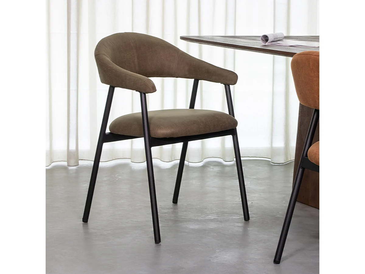 Eetkamerstoel Amaze - Moss - Micro Suede - set van 2