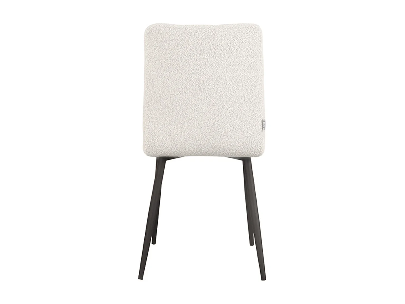 Chaise de salle à manger Sam 57x45x86 cm - Naturel - Tissu - Lot de 2