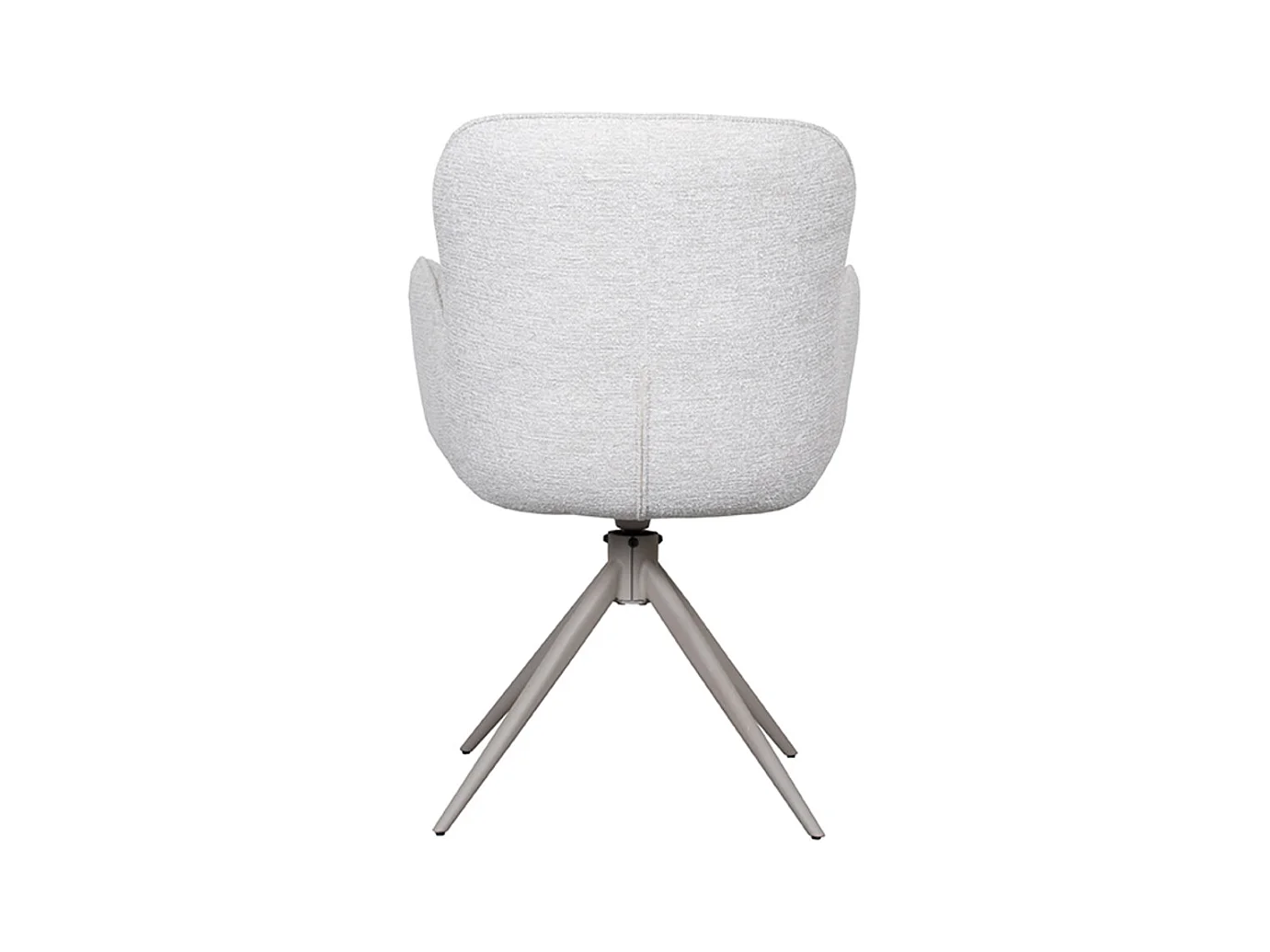 Chaise de salle à manger Lasse - Naturel - Tissu - lot de 2