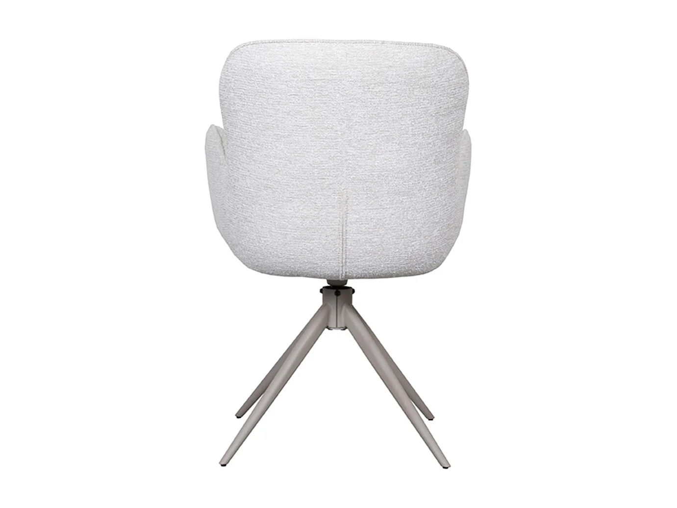 Chaise de salle à manger Lasse - Naturel - Tissu - lot de 2