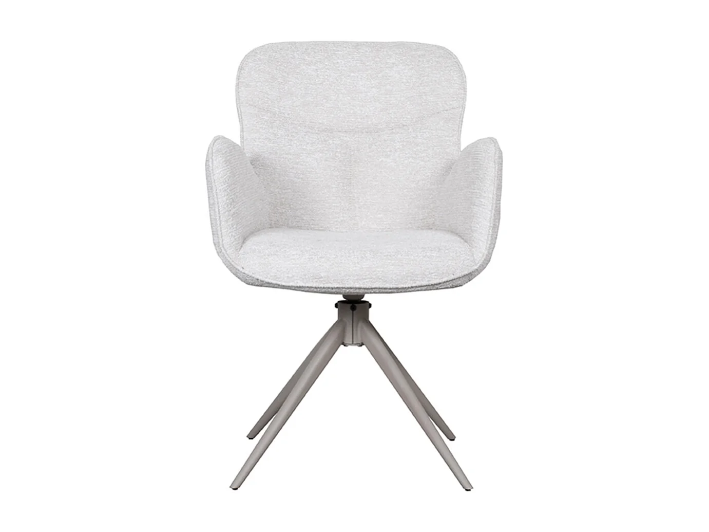 Chaise de salle à manger Lasse - Naturel - Tissu - lot de 2