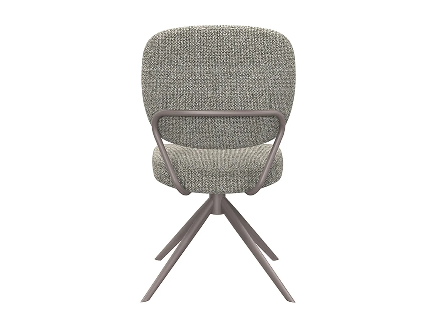 Chaise de salle à manger Geneva - Gris truffe - Boucle - lot de 2