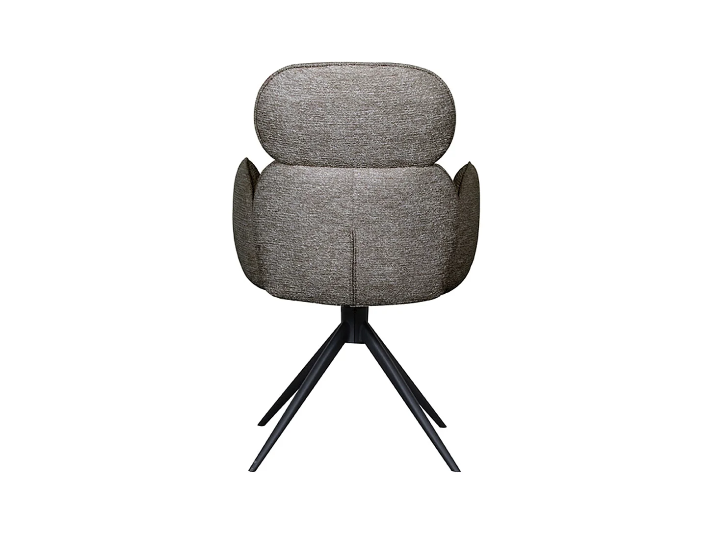 Chaise de salle à manger Vidar - Gris truffe - Boucle - lot de 2