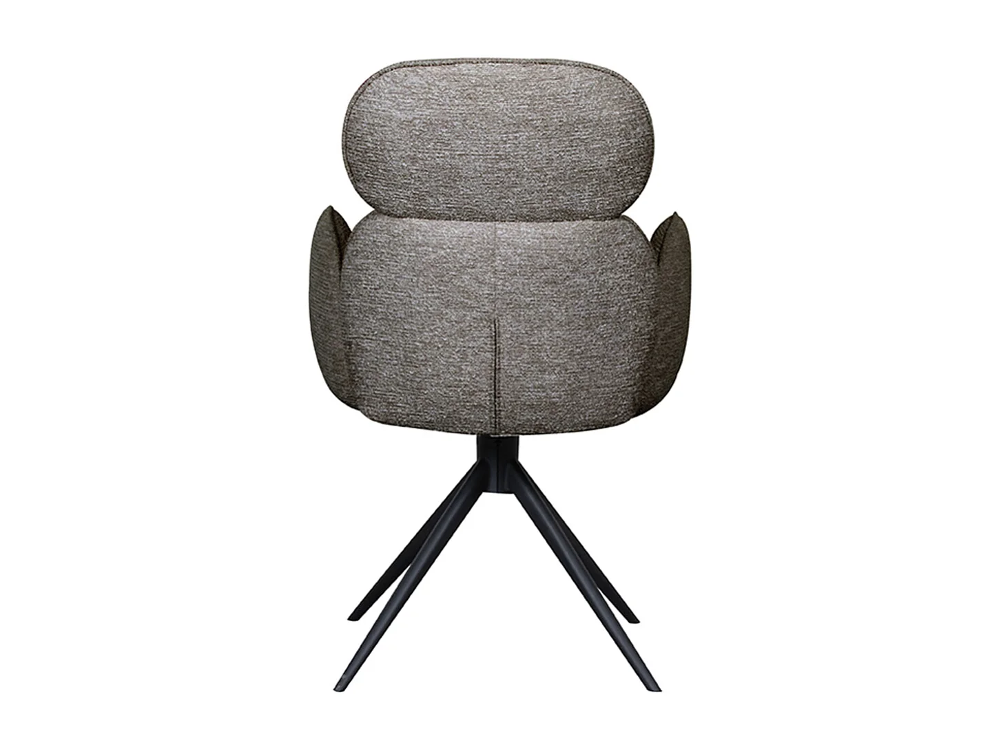 Chaise de salle à manger Vidar - Gris truffe - Boucle - lot de 2