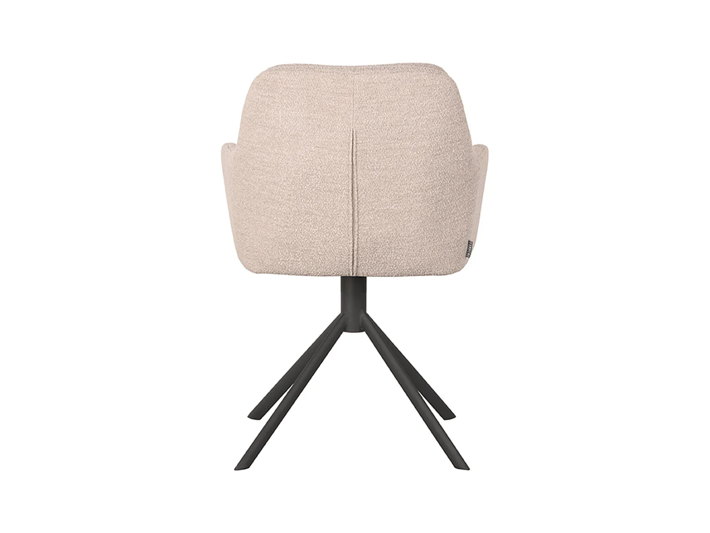 Chaise de salle à manger Joy - Naturel - Boucle - lot de 2