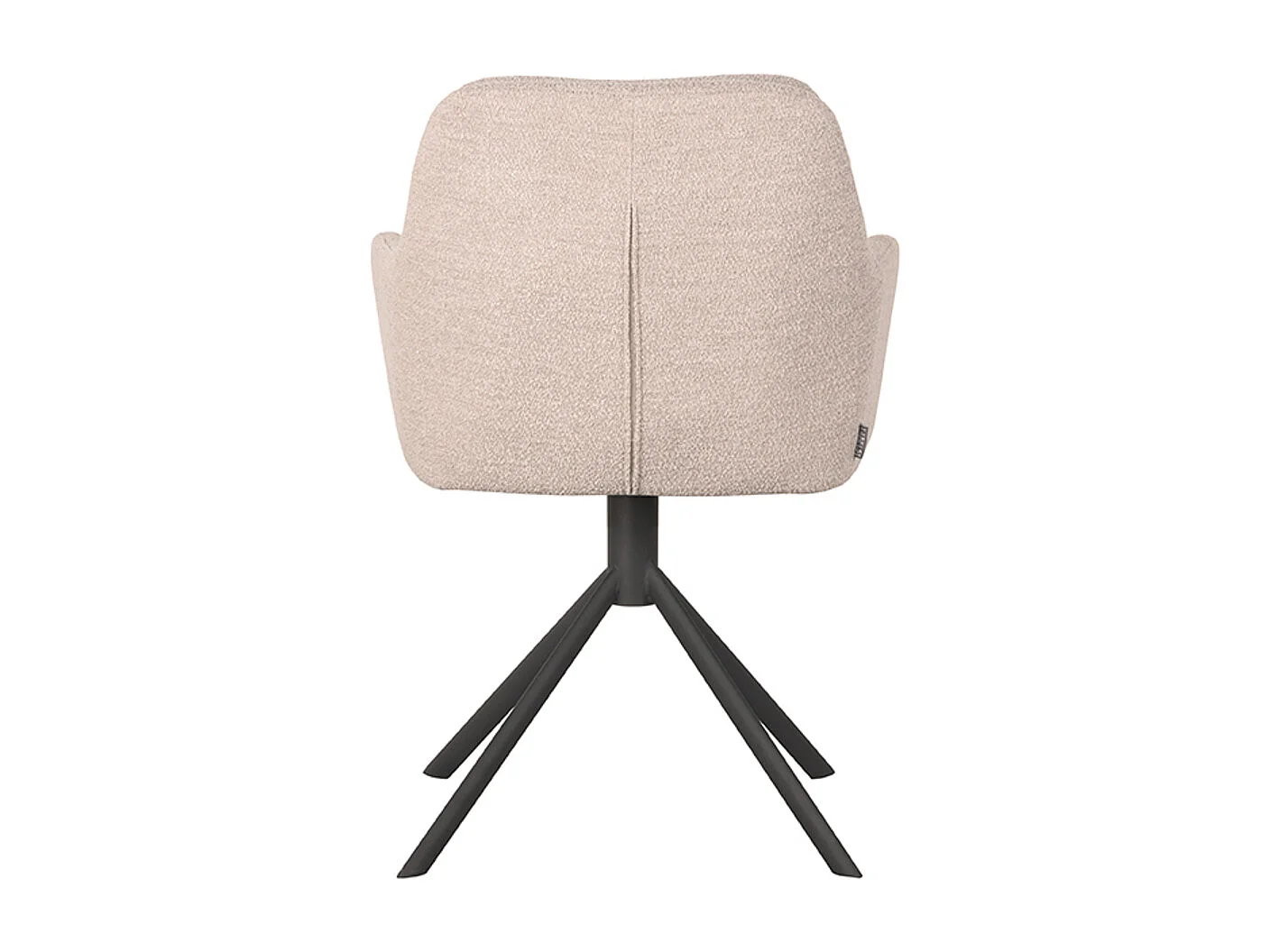 Silla de comedor Joy - Natural - Boucle - juego de 2
