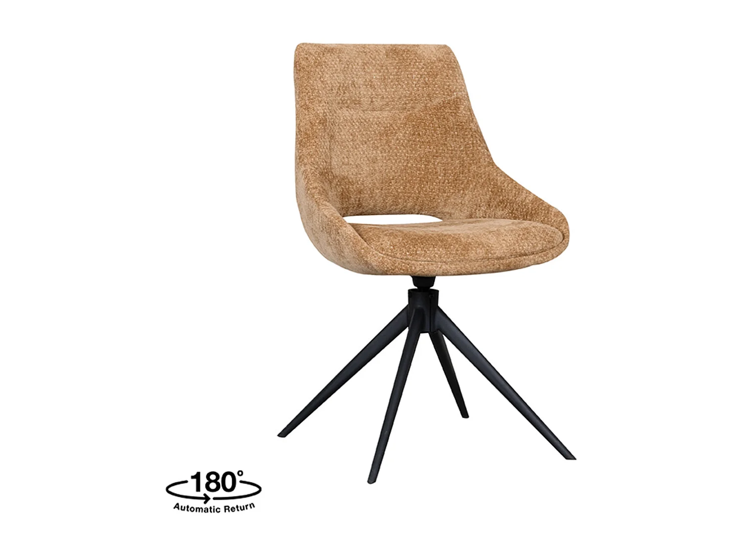 Silla de comedor Marlow - Coñac - Elite - juego de 2