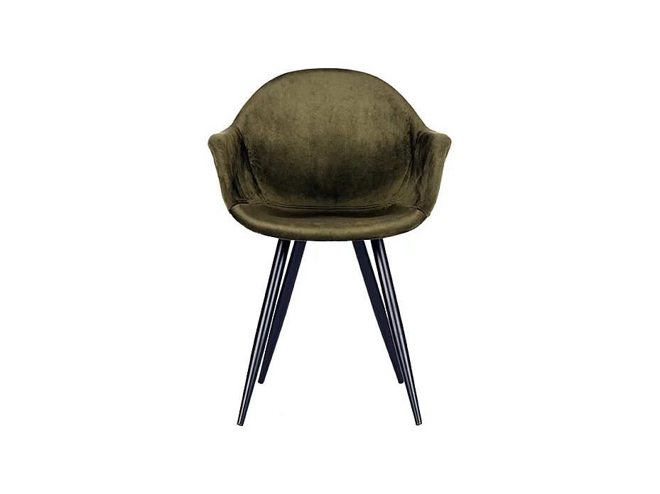 Eetkamerstoel Forli - Army green - Fluweel - set van 2