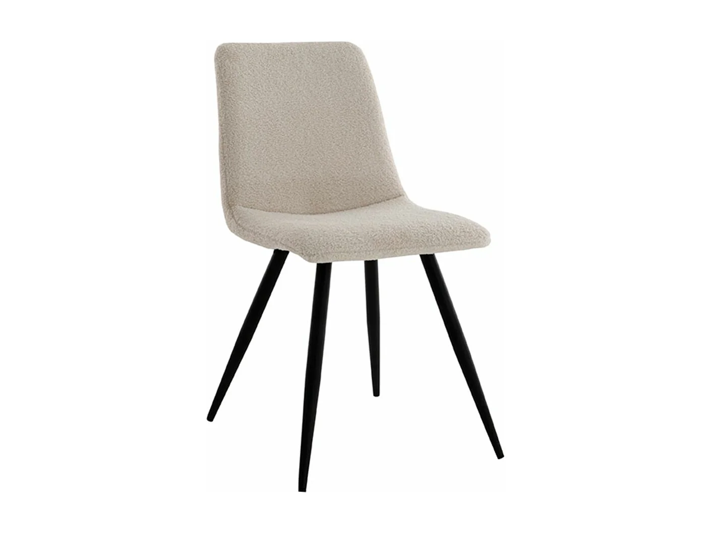 Eetkamerstoel Jep - Ivory - Teddy - set van 2