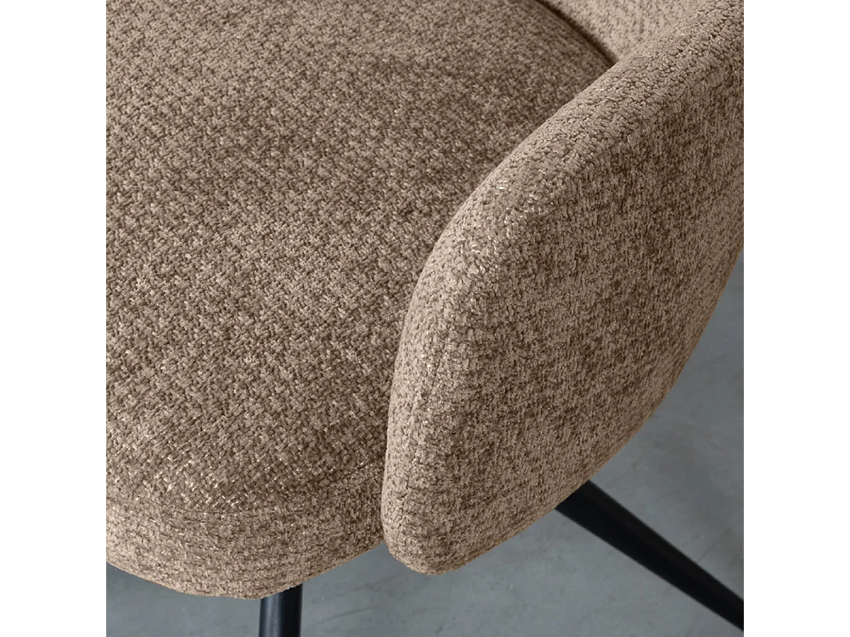 Chaise de salle à manger Levi - Clay - Elite - lot de 2