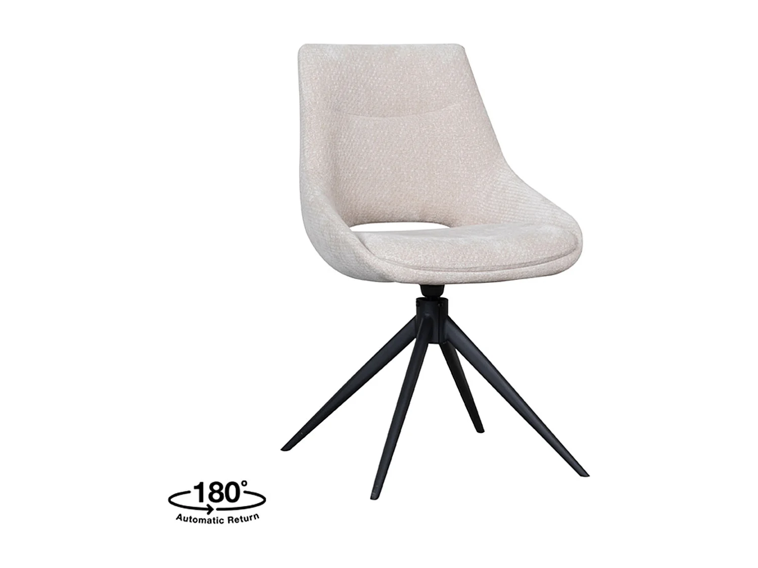 Chaise de salle à manger Marlow - Naturel - Elite - lot de 2