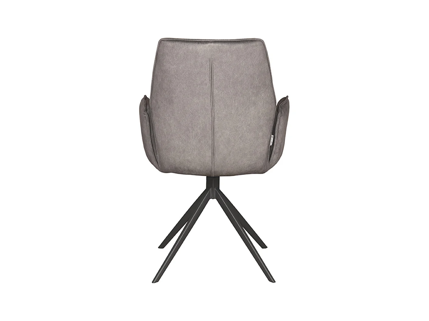 Chaise de salle à manger Mellow - Anthracite - Cosmo - 63 x 58 cm - lot de 2