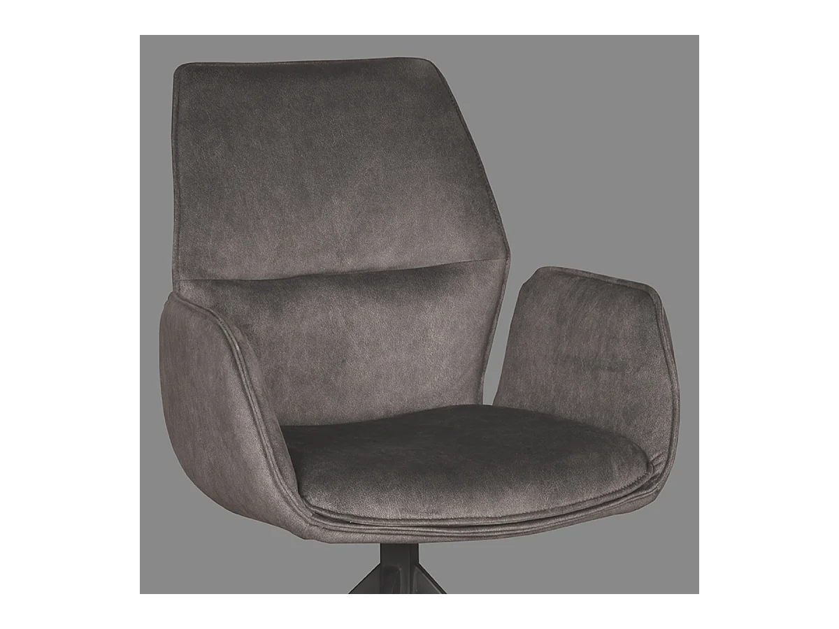 Chaise de salle à manger Mellow - Anthracite - Cosmo - 63 x 58 cm - lot de 2