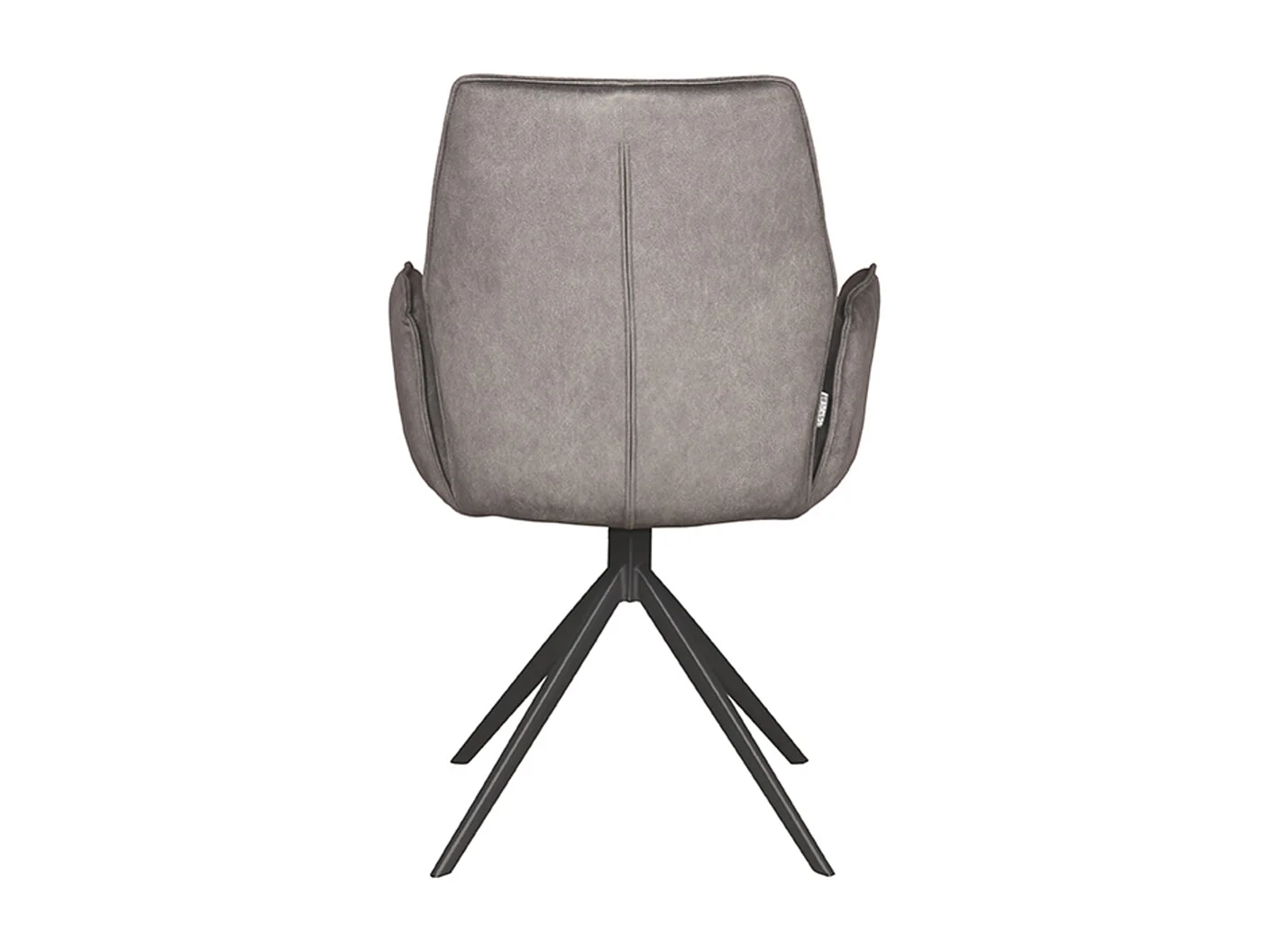 Silla de comedor Mellow - Antracita - Cosmo - 63 x 58 cm - juego de 2