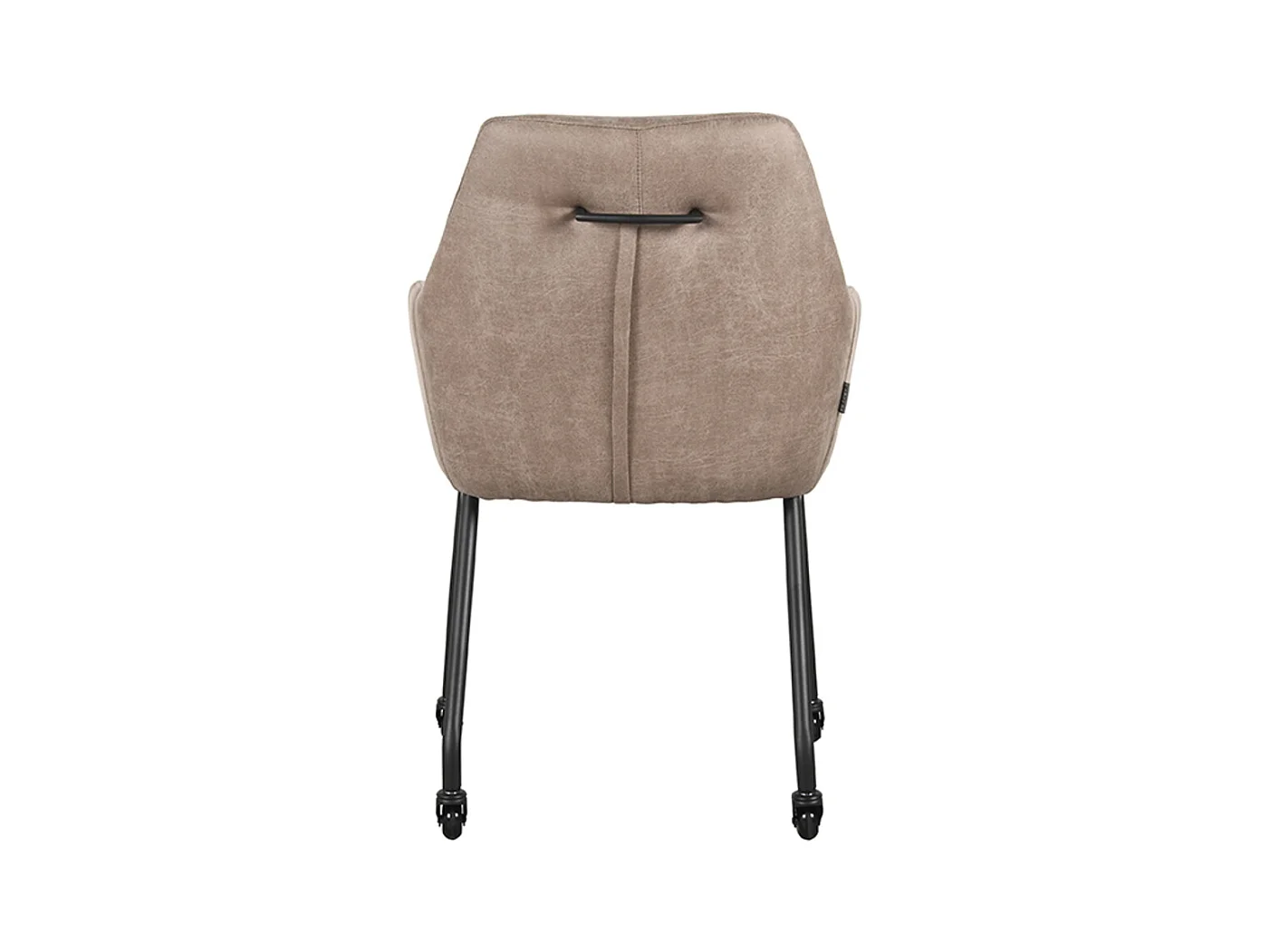 Esszimmerstuhl Lenny - Taupe - Micro Suede - 2er-Set