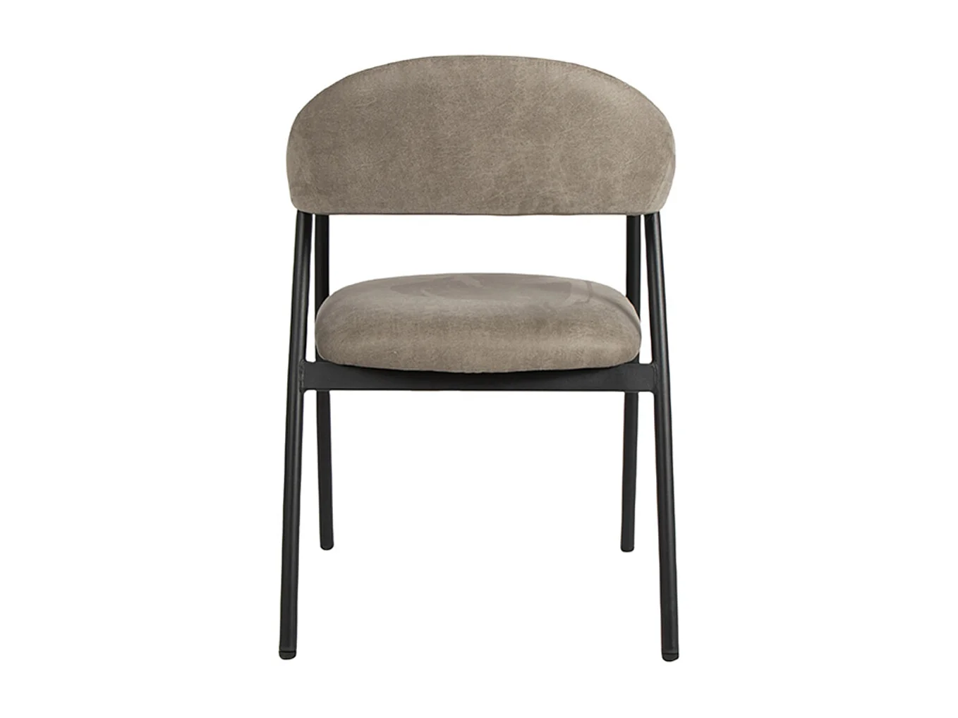 Chaise de salle à manger Amaze - Taupe - Micro Suede - lot de 2