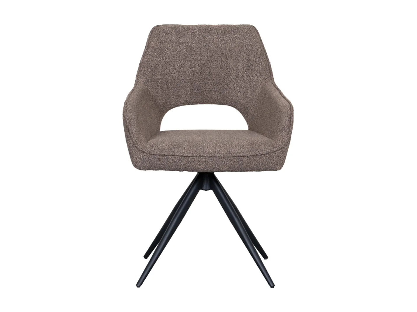 Chaise de salle à manger Finley - Marron - Boucle - lot de 2