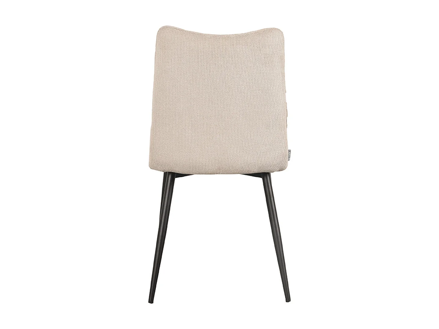 Eetkamerstoel Riv 47x59x88 cm - Naturel - Stof - set van 2