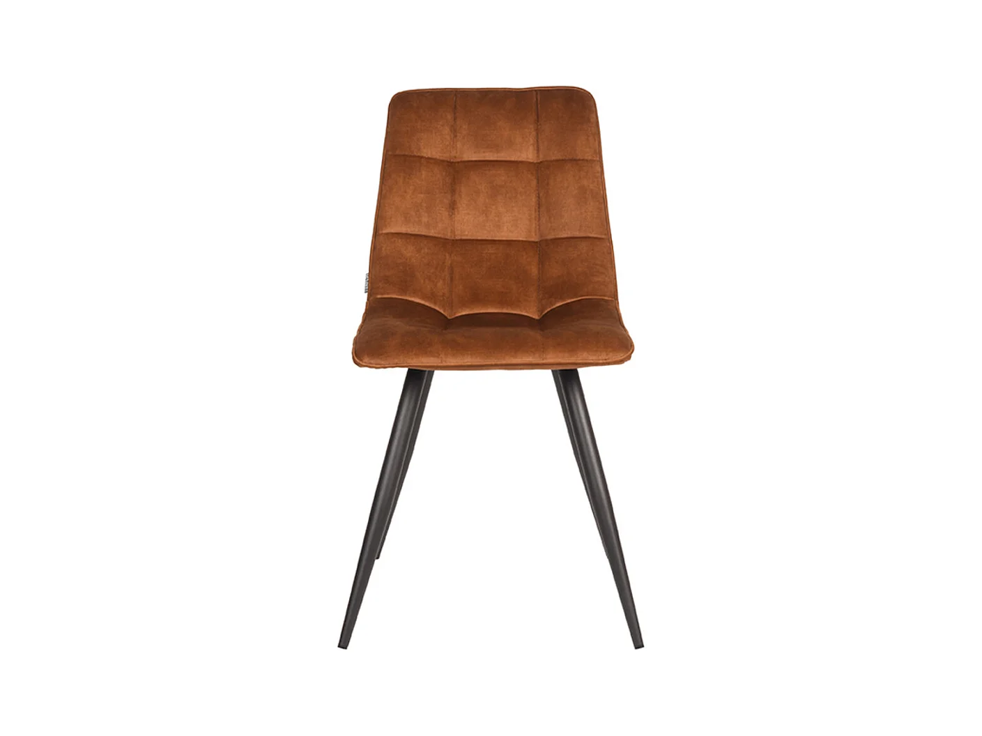 Eetkamerstoel Jelt - Oker - Velours - set van 2